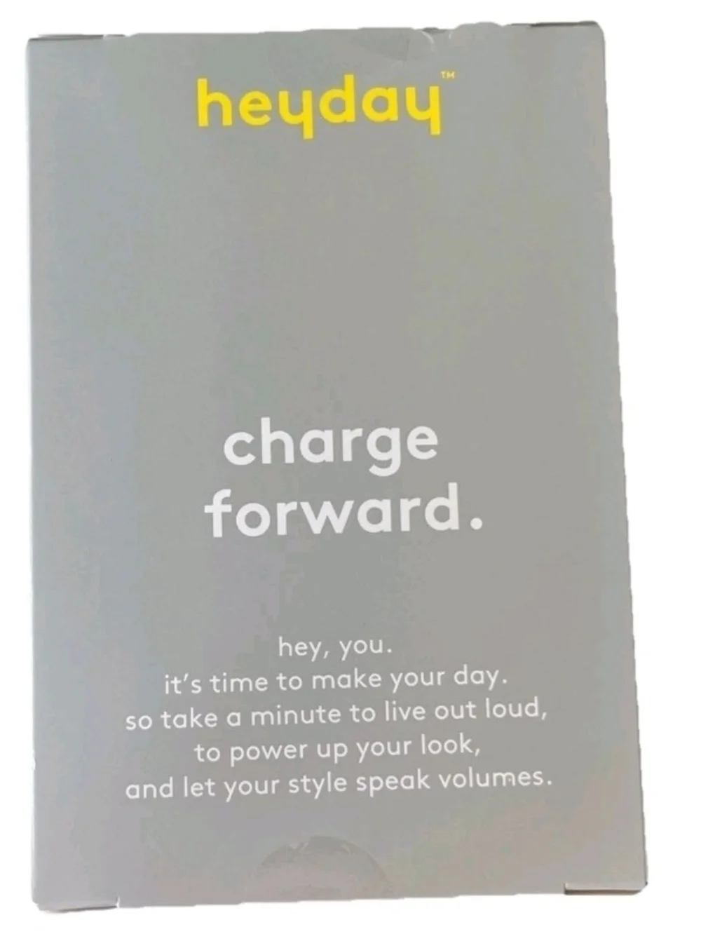 heyday Floral Pink & White 5000mAh Power Bank USB-C TO USB-A.